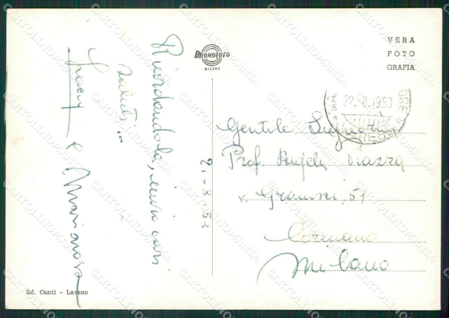 Varese Luino Battello Foto FG cartolina ZK4822 – retro