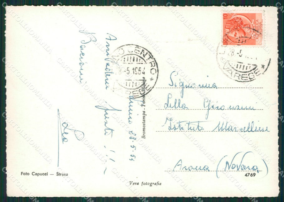 Varese Luino Foto FG cartolina ZK4827 – retro
