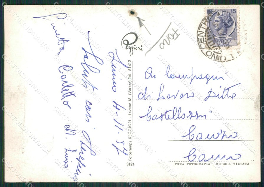 Varese Luino Saluti da FORO Foto FG cartolina ZK4837 – retro