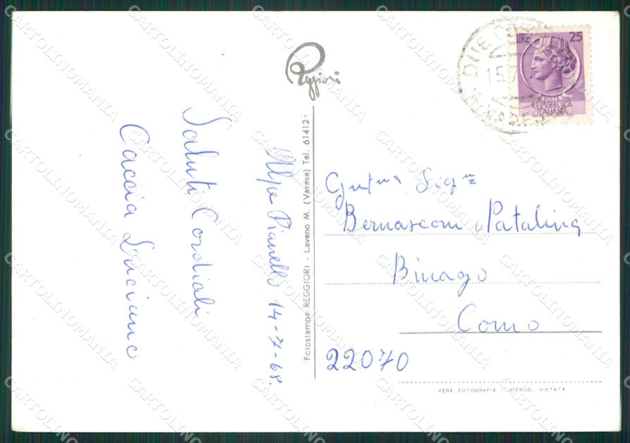 Varese Luino Saluti da Foto FG cartolina ZK4838 – retro