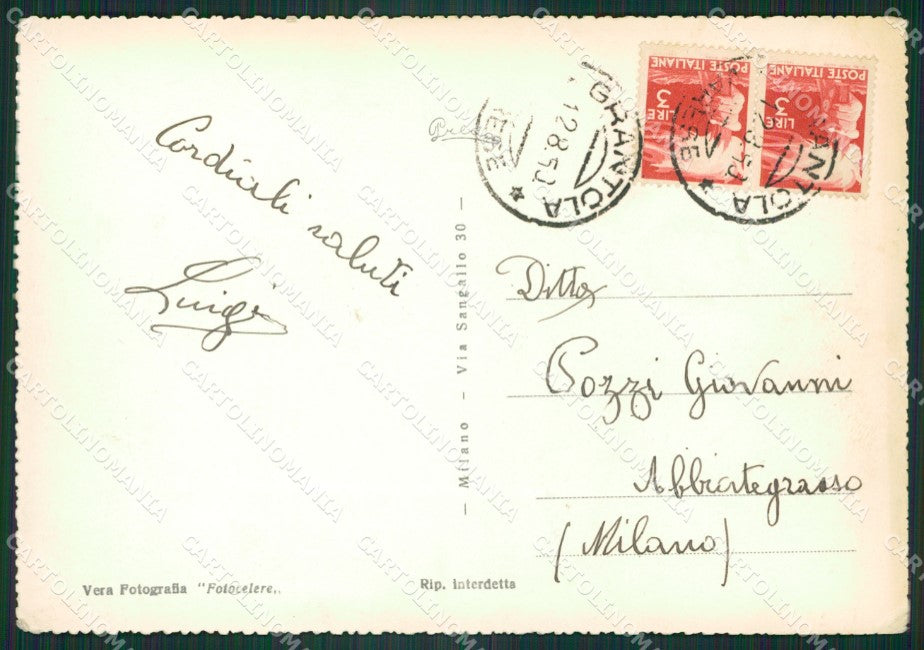Varese Luino Saluti da PIEGHINA Foto FG cartolina ZK4841 – retro