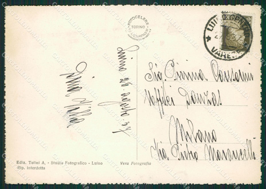 Varese Luino Foto FG cartolina ZK4850 – retro