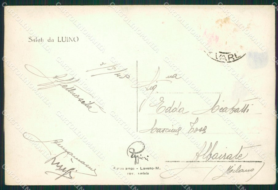 Varese Luino Battello Foto FG cartolina ZK4870 – retro