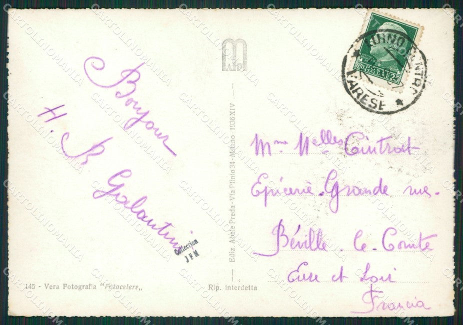 Varese Luino Foto FG cartolina ZK4882 – retro