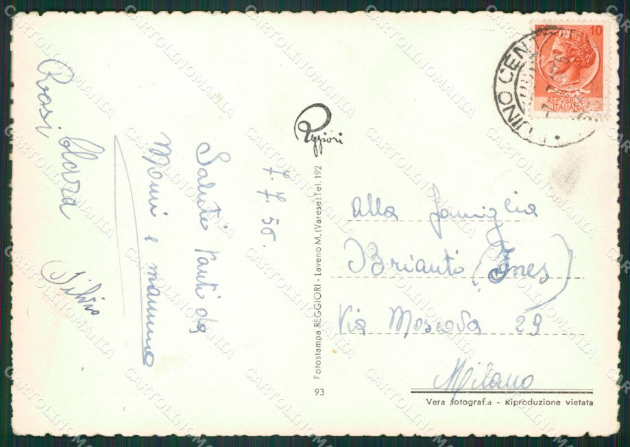 Varese Luino Battello Foto FG cartolina ZK4915 – retro
