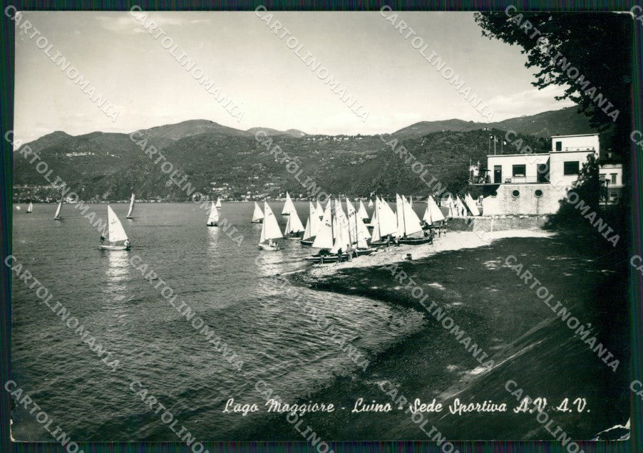 Varese Luino Barche STRAPPINO Foto FG cartolina ZK4917 – fronte