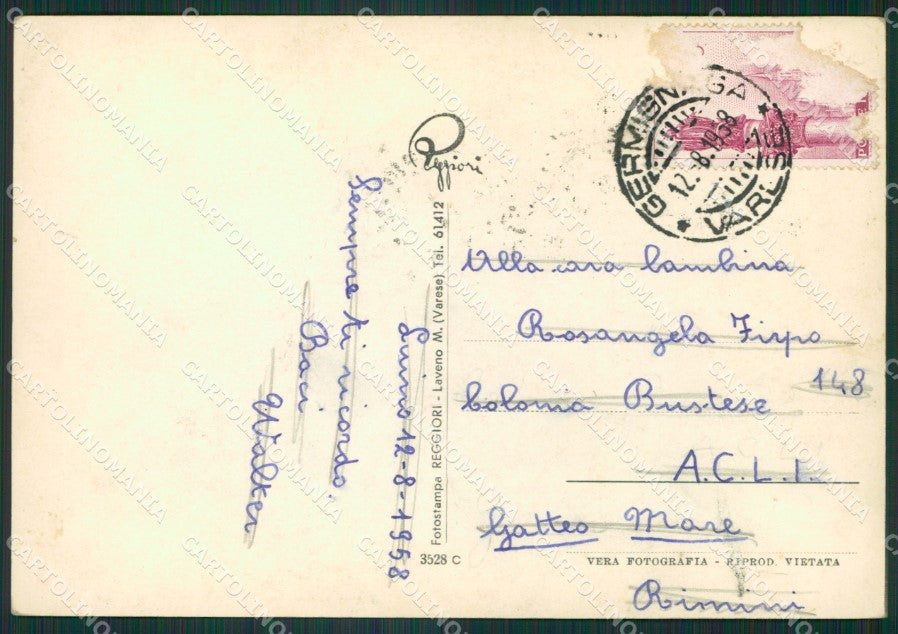Varese Luino Foto FG cartolina ZK4921 – retro