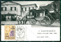 Roma Filatelia Diligenza RETRO BIANCO Foto FG cartolina ZK4924 – fronte