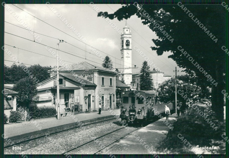 Varese Gavirate Treno Foto FG cartolina ZK4925 – fronte