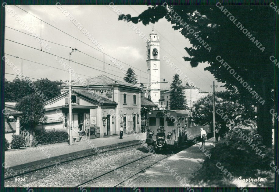 Varese Gavirate Treno Foto FG cartolina ZK4926 – fronte
