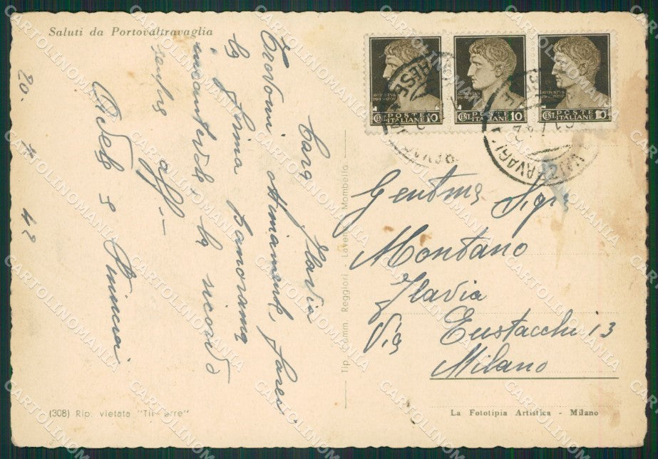 Varese Porto Valtravaglia FG cartolina ZK4940 – retro
