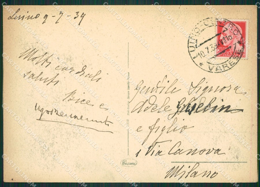 Varese Luino FG cartolina ZK4945 – retro