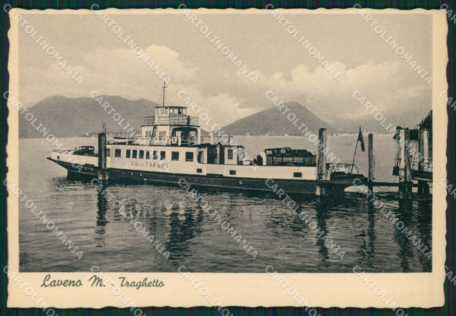 Varese Laveno Mombello Battello FG cartolina ZK4949 – fronte