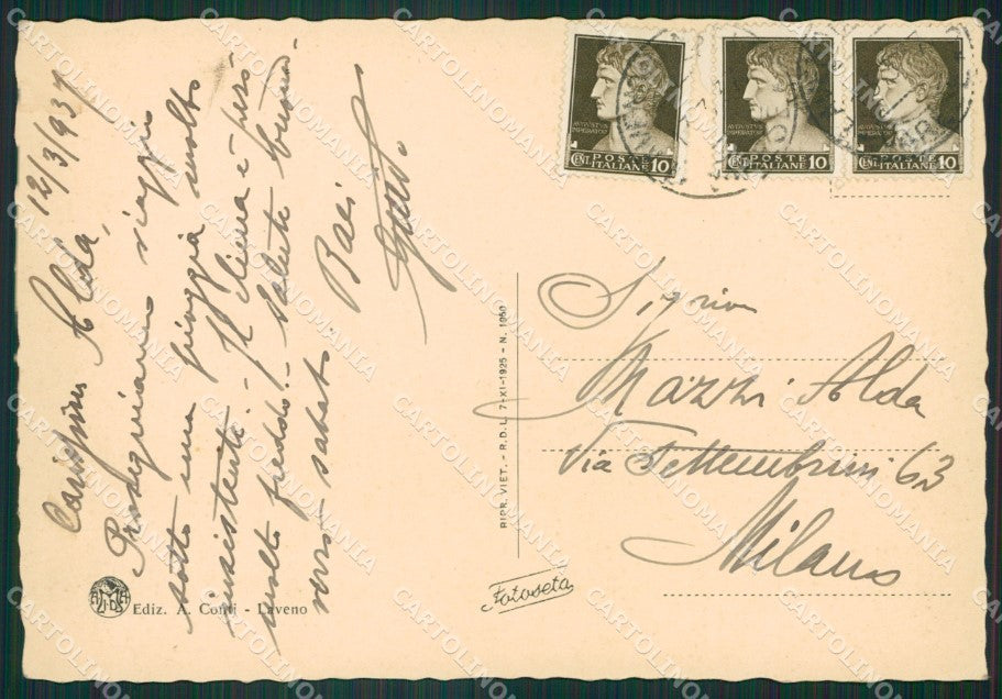 Varese Laveno Mombello Battello FG cartolina ZK4949 – retro