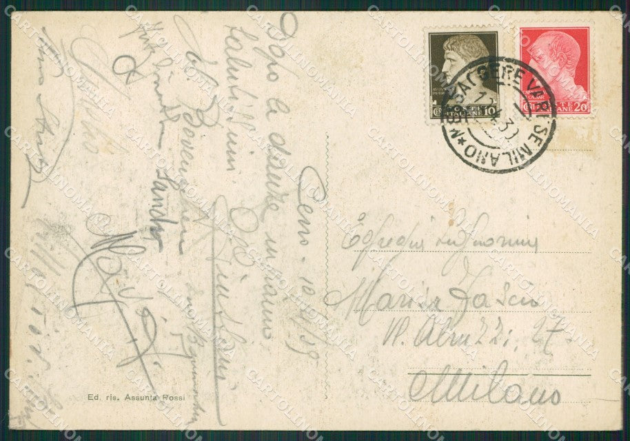 Varese Laveno Mombello Cerro FG cartolina ZK4951 – retro