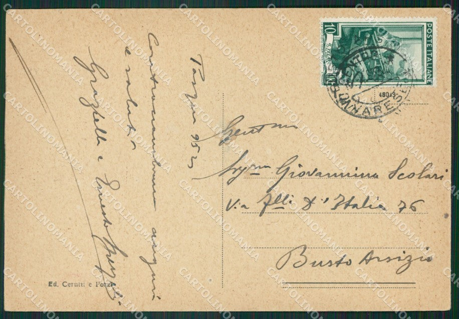 Varese Luino PIEGHINA FG cartolina ZK4959 – retro