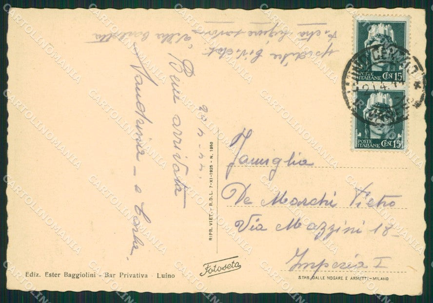 Varese Luino FG cartolina ZK4980 – retro