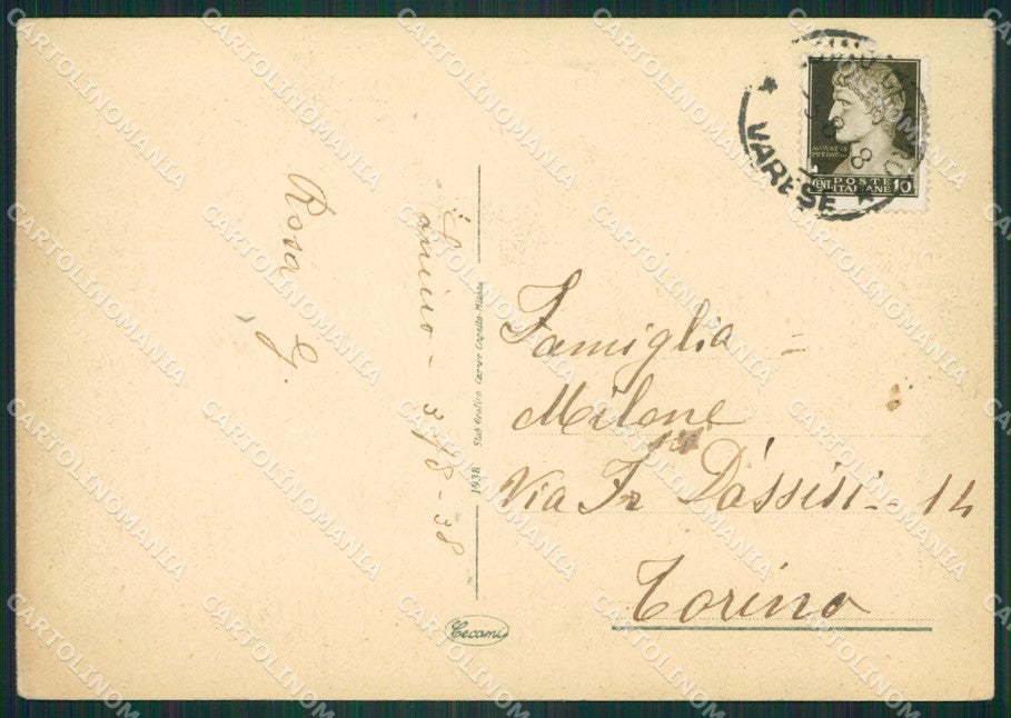 Varese Luino Battello FG cartolina ZK4981 – retro