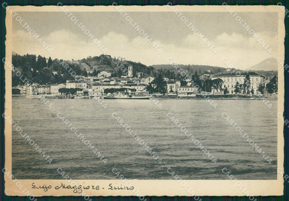 Varese Luino Battello PIEGHINE FG cartolina ZK4982 – fronte