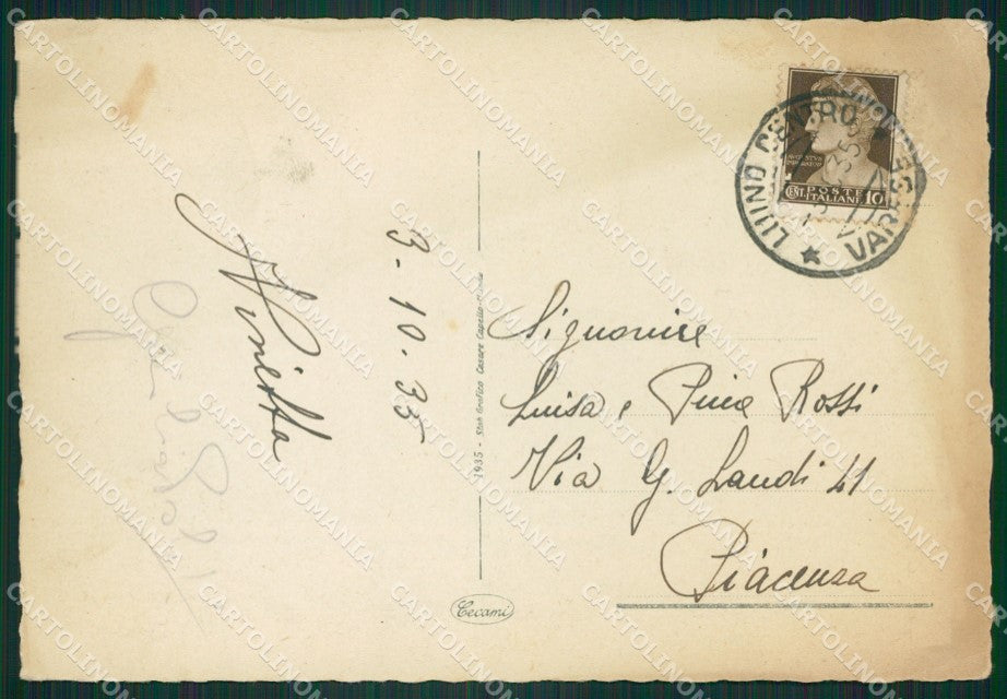 Varese Luino Battello PIEGHINE FG cartolina ZK4982 – retro