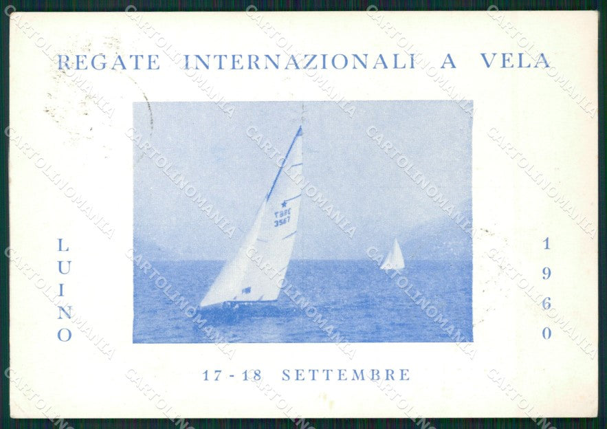 Varese Luino Regate Vela FG cartolina ZK4985 – fronte