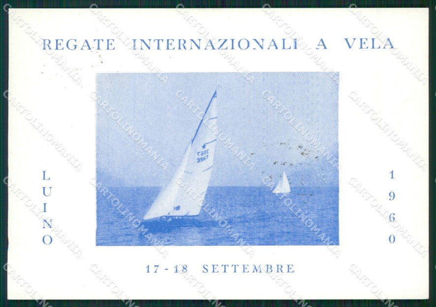 Varese Luino Regate Vela FG cartolina ZK4986 – fronte