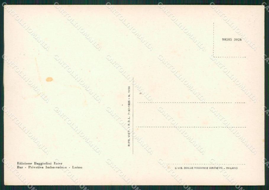 Varese Luino FG cartolina ZK4990 – retro