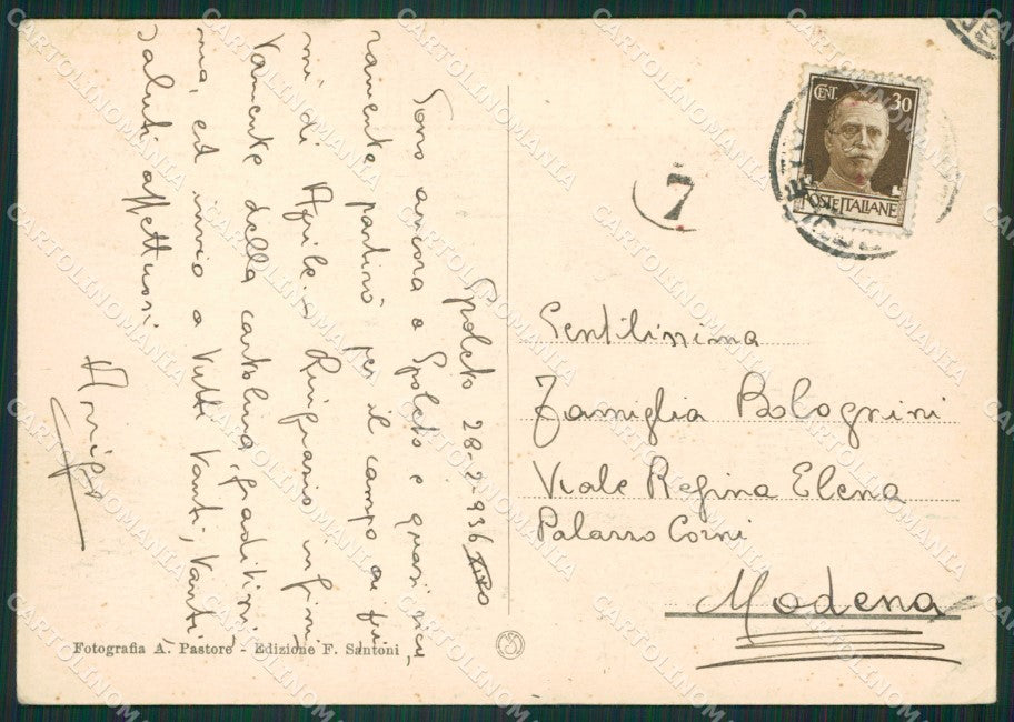 Perugia Spoleto FG cartolina ZK4995 – retro