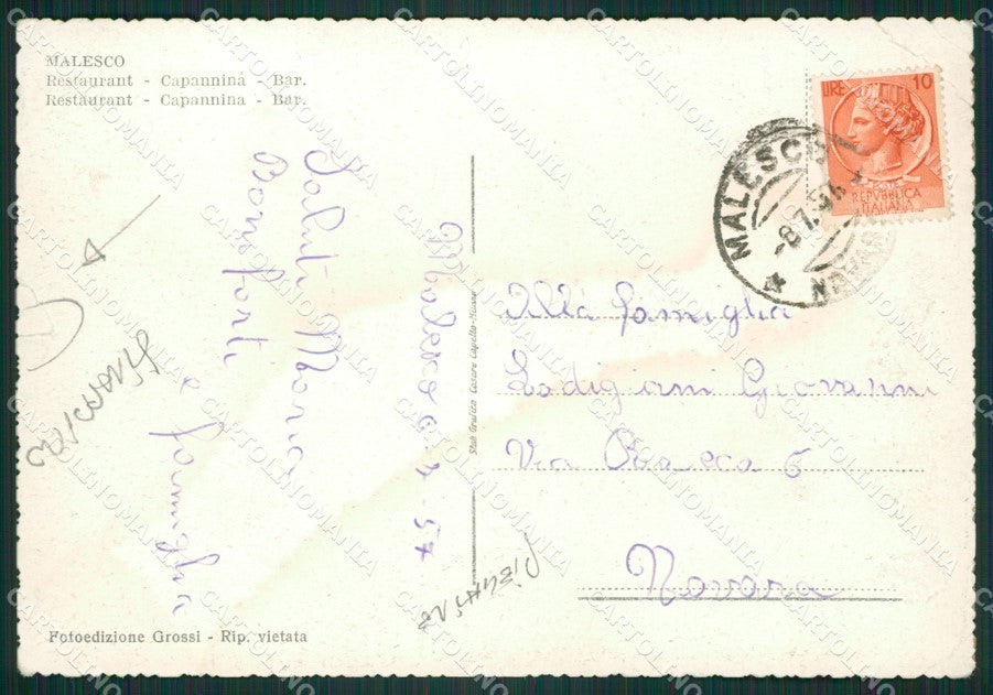 Verbania Malesco STRAPPINO PIEGHE FG cartolina ZK5021 – retro