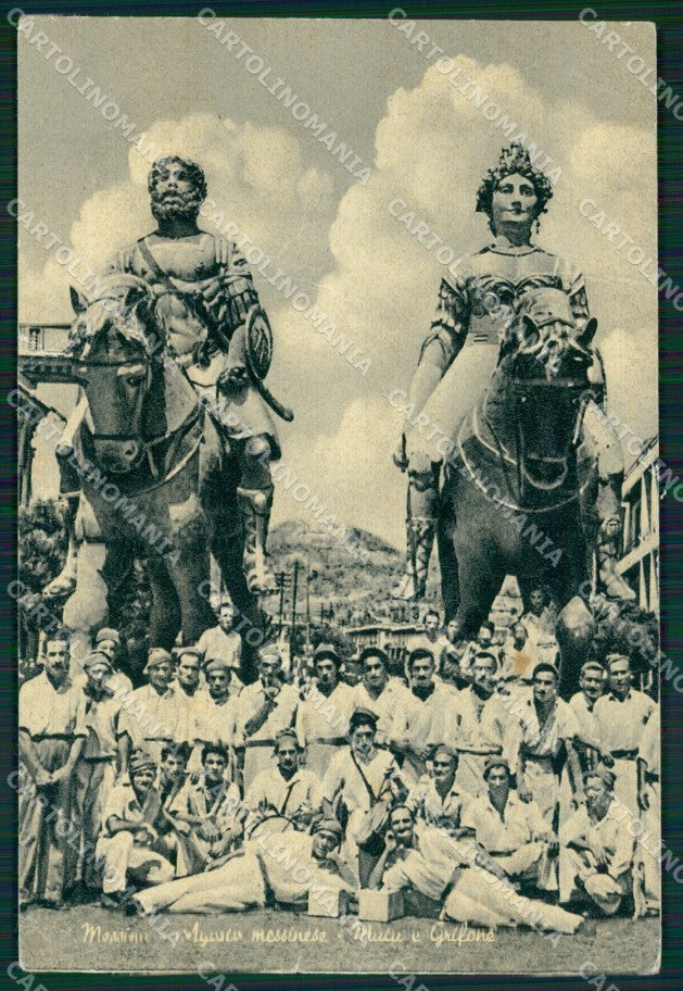 Messina Città Costumi PIEGA FG cartolina ZK5033 – fronte