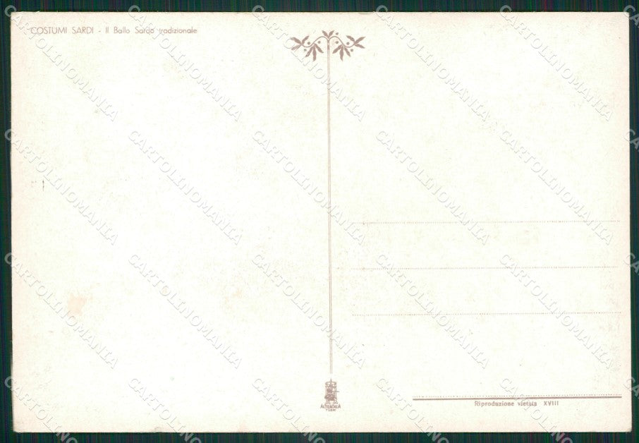Nuoro Costumi FG cartolina ZK5052 – retro
