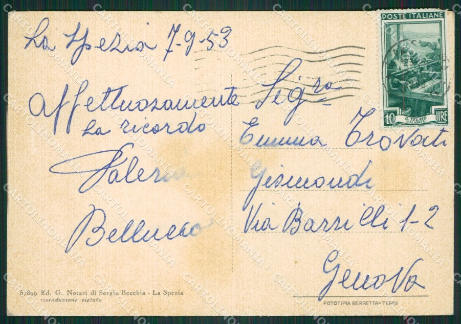 La Spezia Città FG cartolina ZK5065 – retro