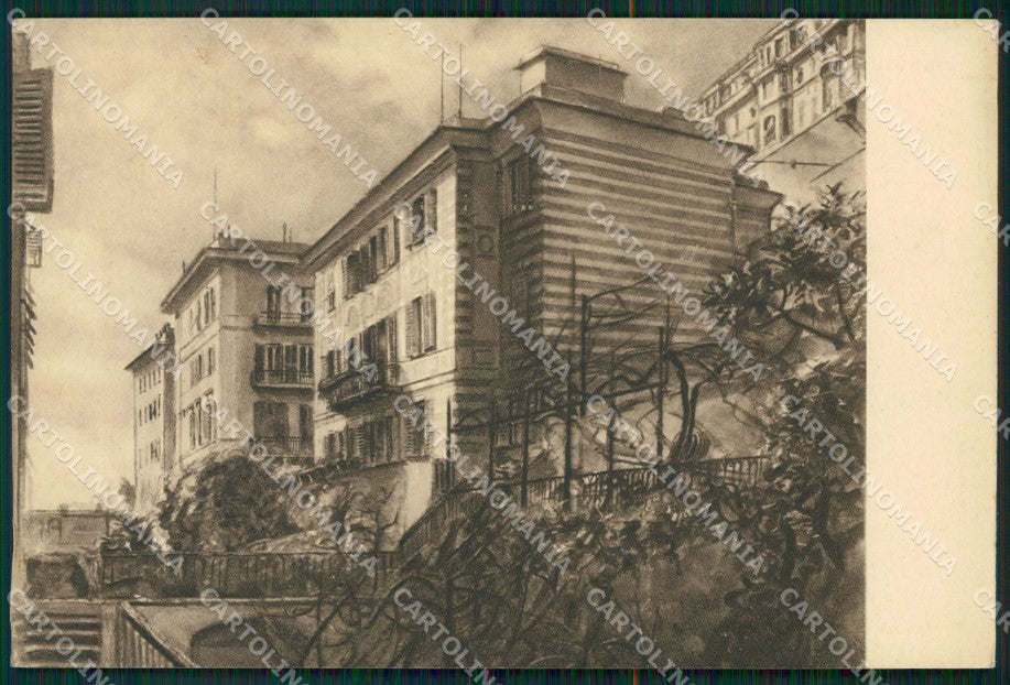 Genova Città Scuola Tedesca FG cartolina ZK5066 – fronte