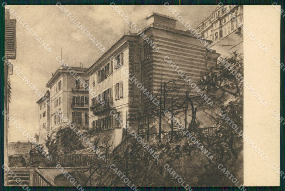 Genova Città Scuola Tedesca FG cartolina ZK5078 – fronte