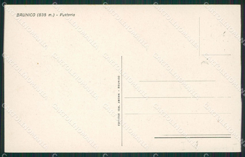 Bolzano Brunico cartolina ZK5114 – retro