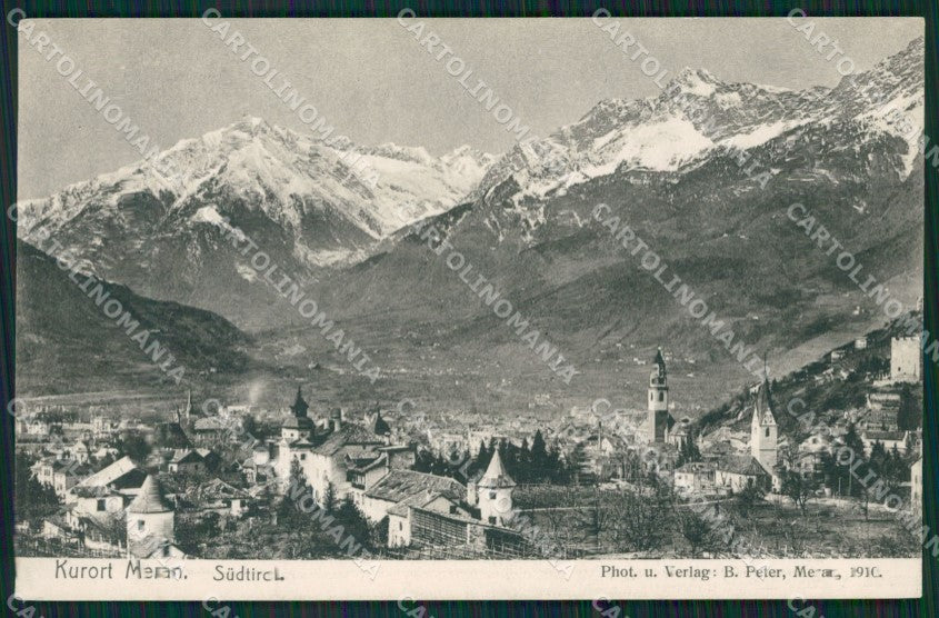 Bolzano Merano cartolina ZK5118 – fronte