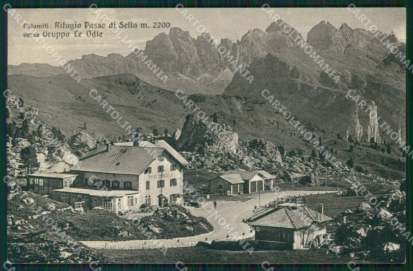 Bolzano Sella Passo di cartolina ZK5125 – fronte