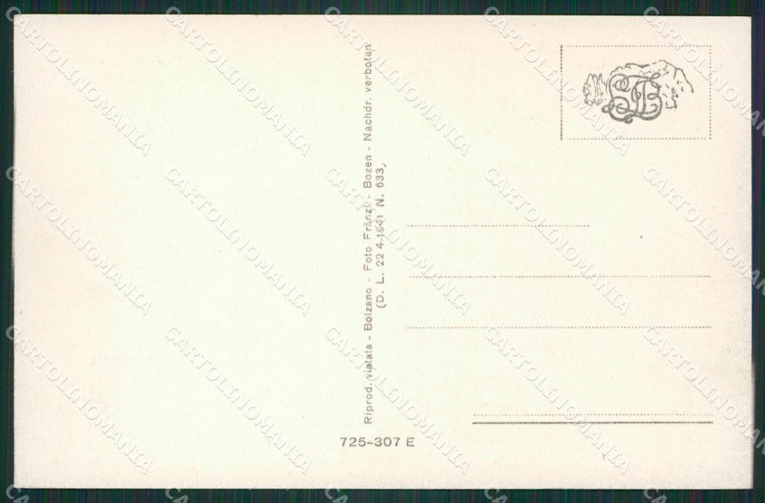 Bolzano Sella Passo di cartolina ZK5125 – retro