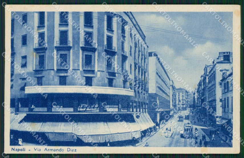 Napoli Città Tram cartolina ZK5127 – fronte