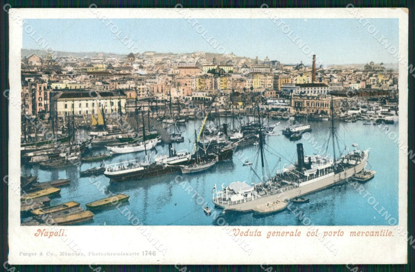 Napoli Città Navi cartolina ZK5136 – fronte