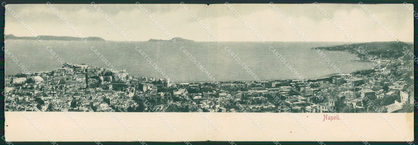 Napoli Città doppia cartolina ZK5141 – fronte