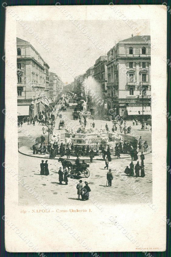Napoli Città Carrozza cartolina ZK5143 – fronte