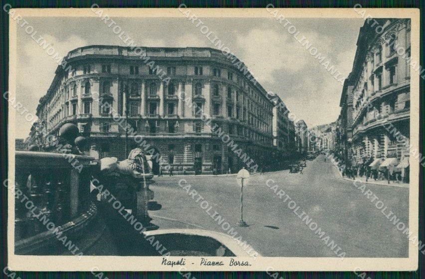 Napoli Città Borsa cartolina ZK5144 – fronte