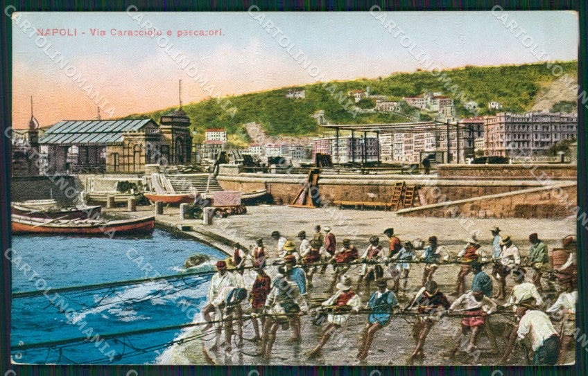 Napoli Città Pescatori cartolina ZK5145 – fronte