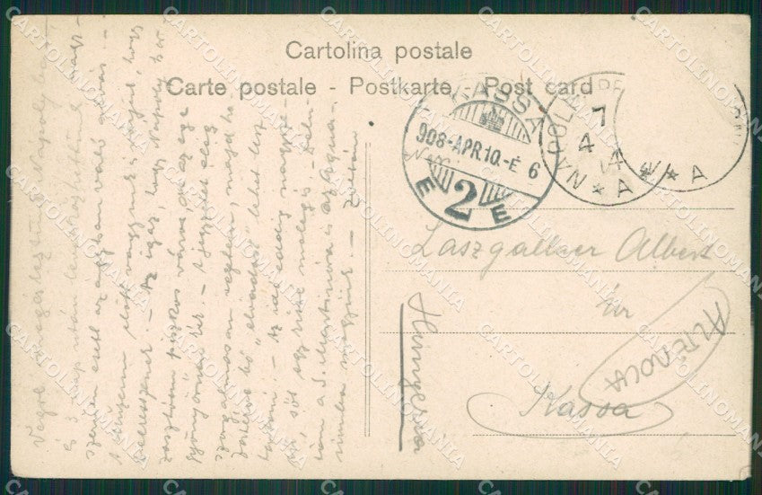 Napoli Città Carrozze cartolina ZK5147 – retro
