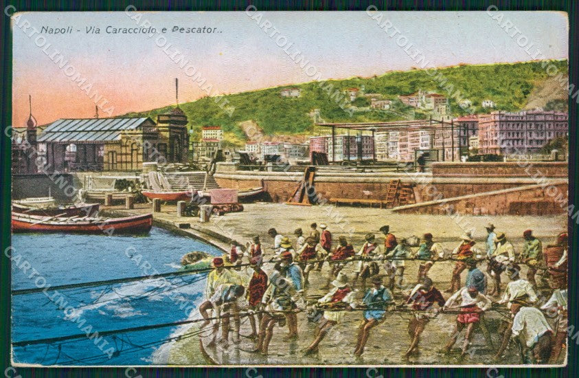 Napoli Città Pescatori cartolina ZK5151 – fronte