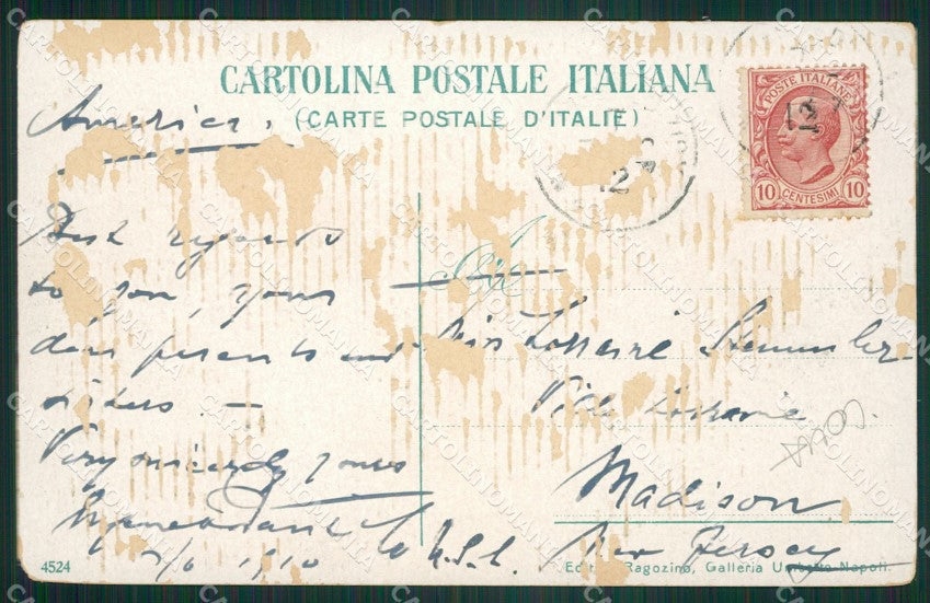 Napoli Città COLLA cartolina ZK5159 – retro