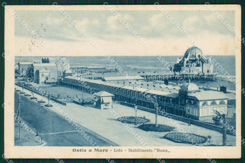 Roma Ostia a Mare cartolina ZK5165 – fronte