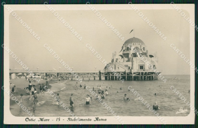 Roma Ostia a Mare Foto cartolina ZK5174 – fronte