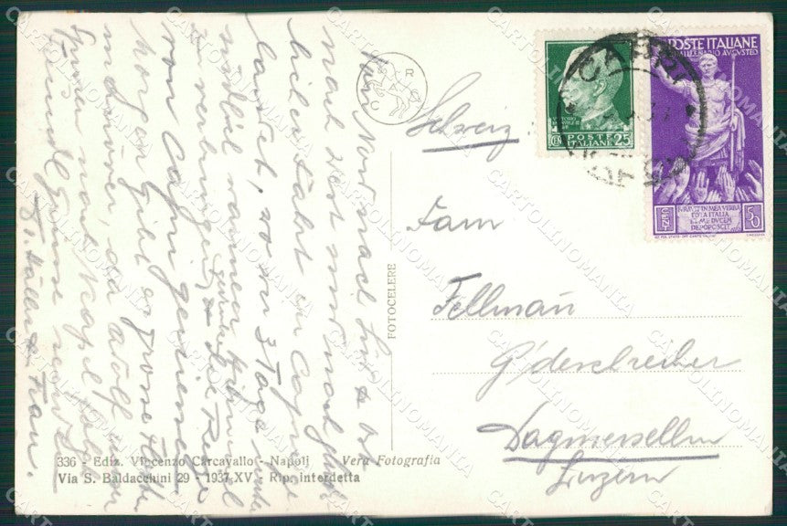 Napoli Capri Foto cartolina ZK5177 – retro